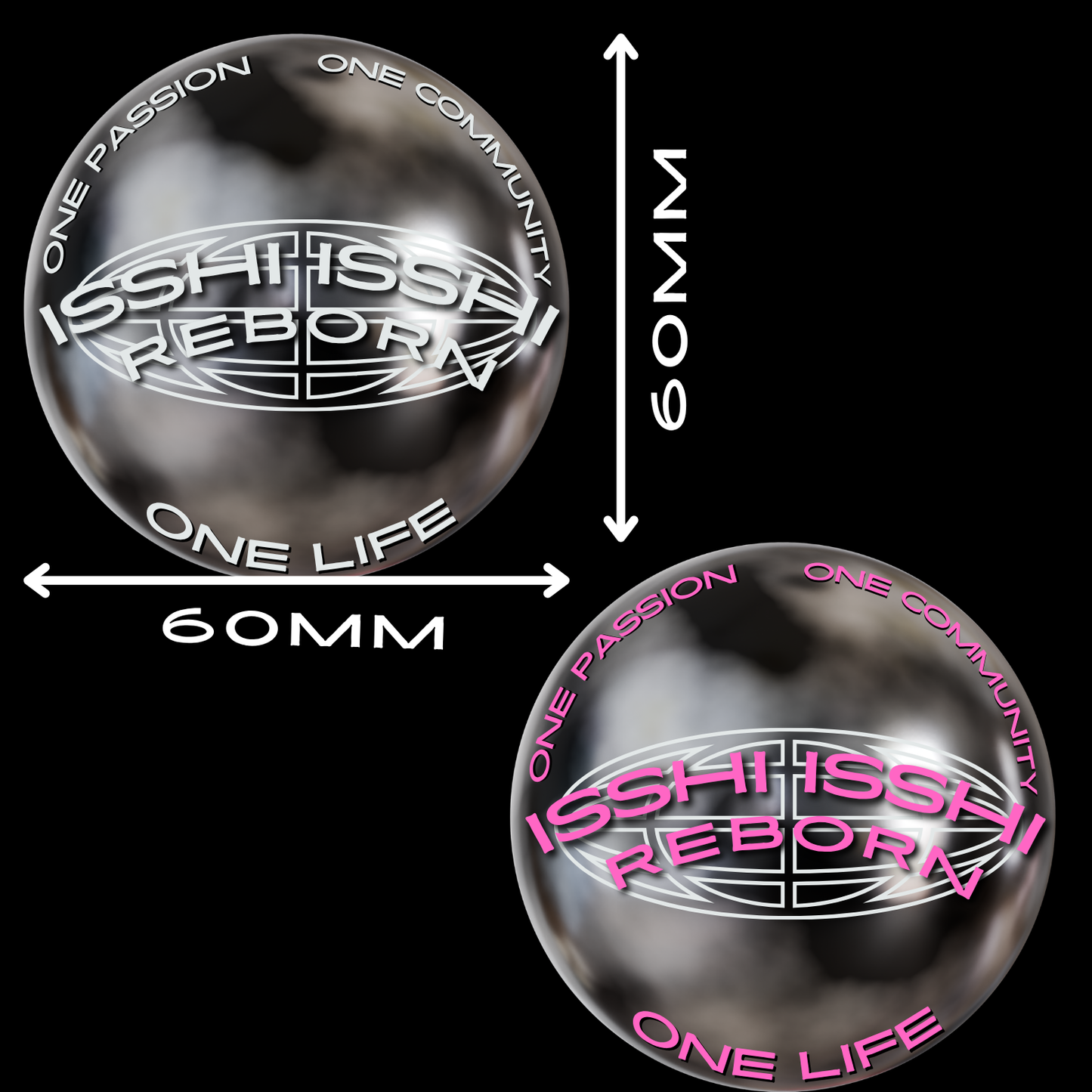 ISSHI ISSHI: REBORN Bumper Sticker
