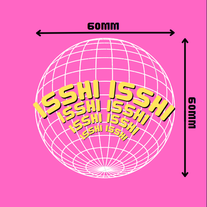 vinyl isshi isshi sticker